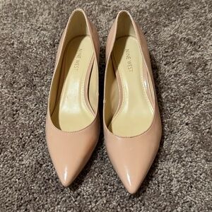Nine West Nude/Pink Low Heel Pumps